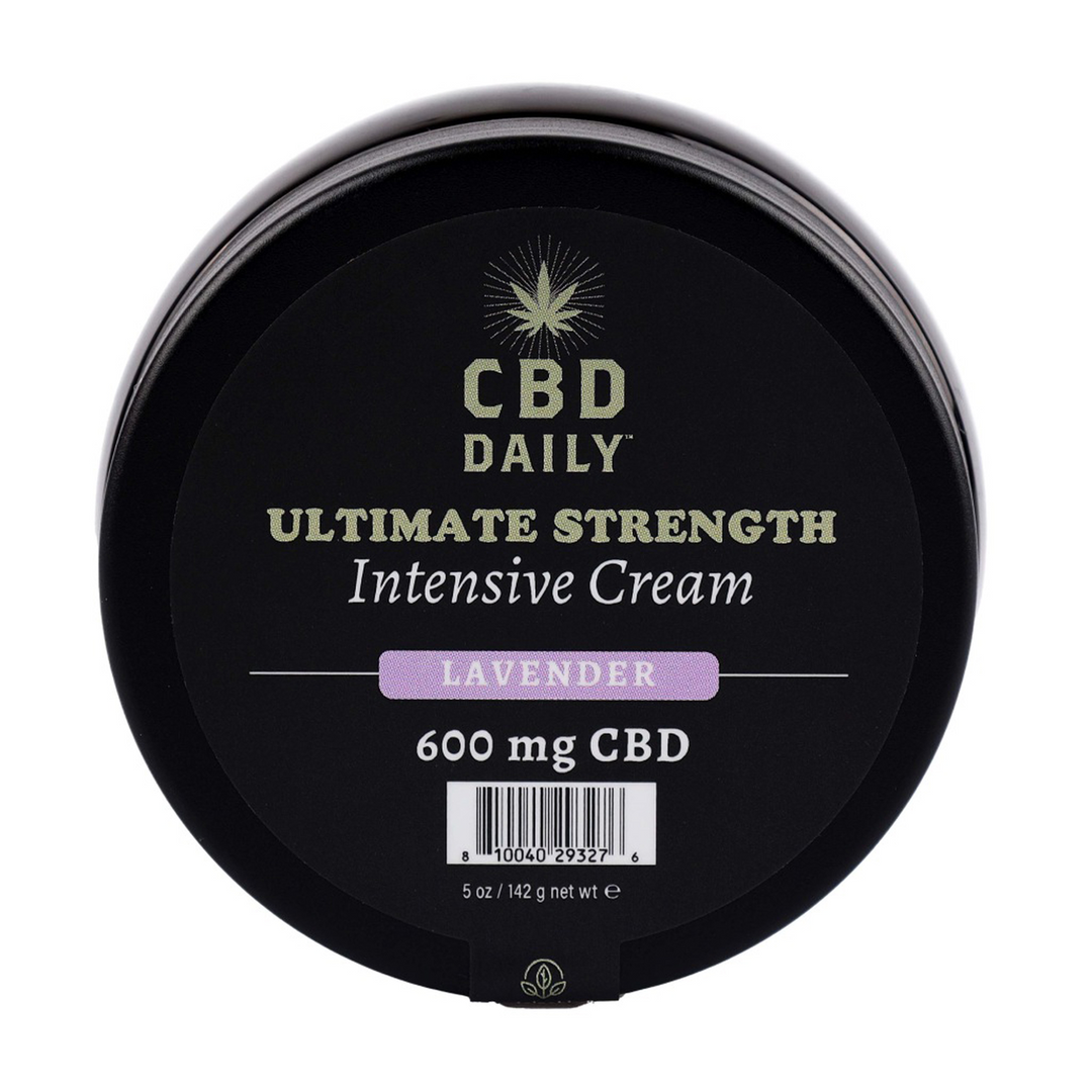 CBDUSCC517-5 CBD crème – Ultimate Strength Intensive Cream Lavendel 5 oz / 142 g – CBD Daily - Afbeelding 1