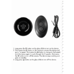 vibrator – 10 standen & met afstandsbediening – zwart borosilicaatglas Chrystalino by Shots - Afbeelding 6