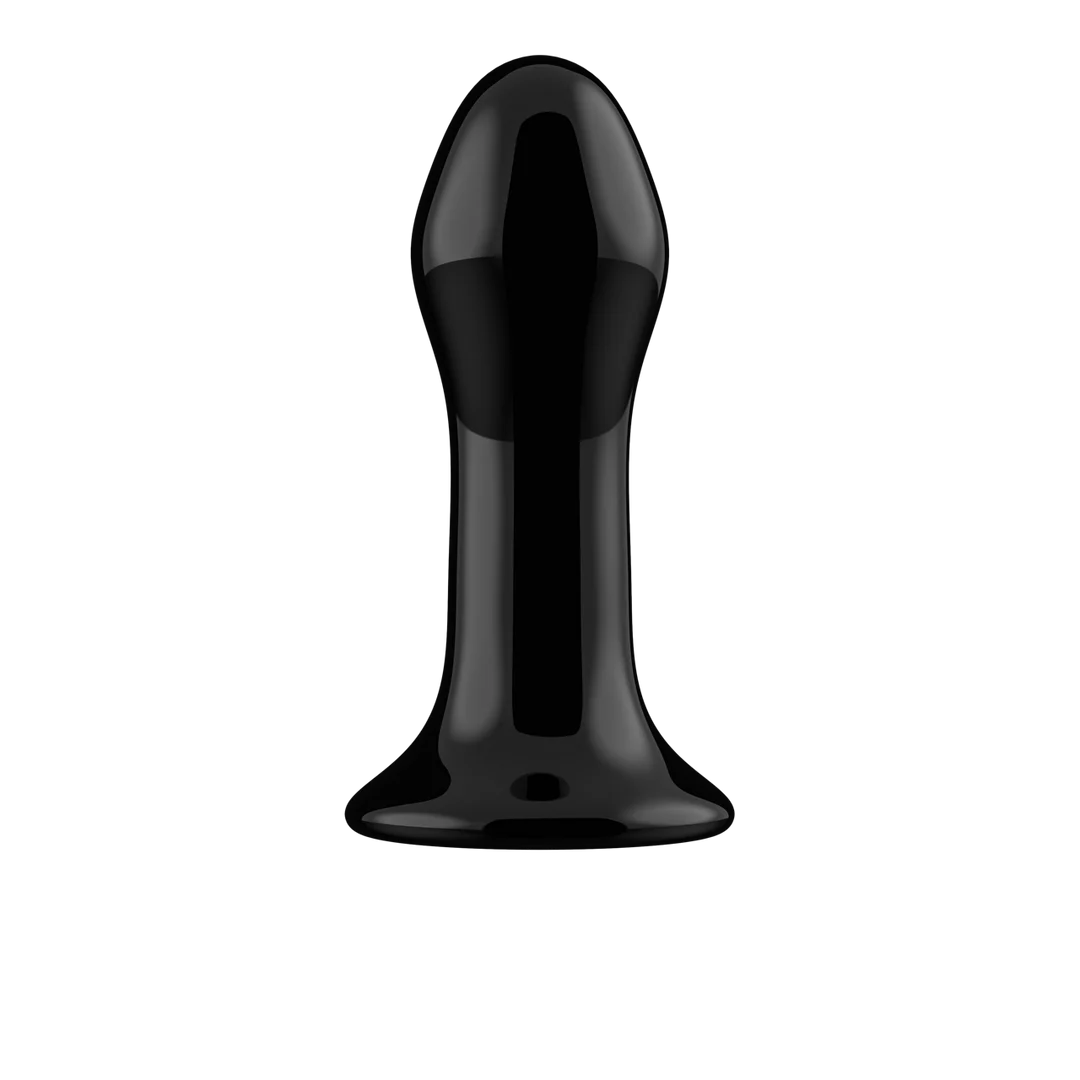 Vibratore in vetro Chrystalino Pluggy con ventosa - immagine 4