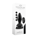 vibrator – 10 standen – zwart glas Chrystalino by Shots