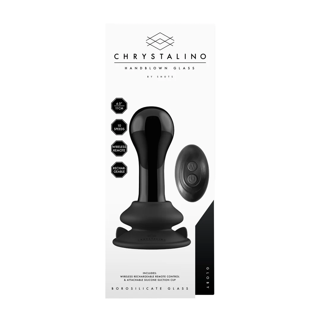 Vibratore in vetro Globy con ventosa - immagine 2