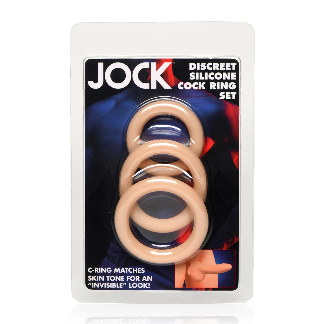 Curve Toys Discrete siliconen cockring set - Afbeelding 2