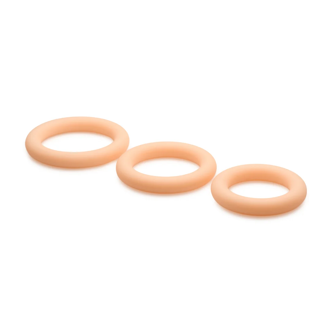 Curve Toys Discrete siliconen cockring set - Afbeelding 3