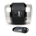 Vibrerende masturbator met dubbele tunnel – Zwart - Afbeelding 5