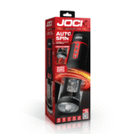 Automatische masturbator met draai- en duwfunctie – Transparant/Zwart