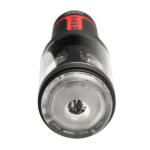 Automatische masturbator met draai- en duwfunctie – Transparant/Zwart - Afbeelding 3