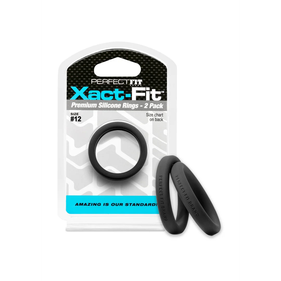 PerfectFit Xact Fit cockring maat #12, 2 stuks - Afbeelding 1