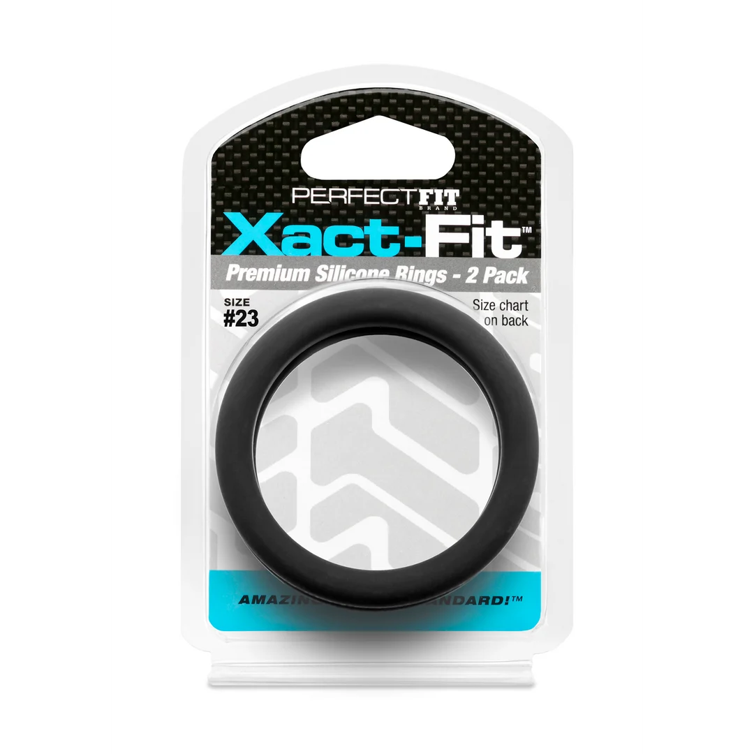 Anneau pénien PerfectFit Xact Fit, lot de 2, taille 23 – Image 1