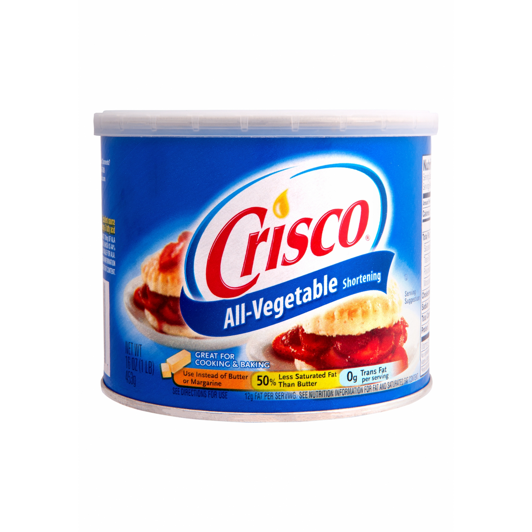 CR0293 Fisting glijmiddel – plantaardig all-vegetable shortening, makkelijk aan te brengen – ongeparfumeerd/geen smaak – 16 oz / 453 gr – Crisco - Afbeelding 1
