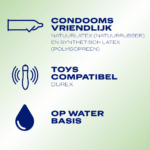 Glijmiddel (neutraal) – Natuurlijke Gel - Glijmiddel – Ongeparfumeerd, geen smaak – 100 ml – Durex - Afbeelding 2