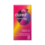 Dunne condooms met extra glijmiddel – 10 stuks – Durex Thin Feel