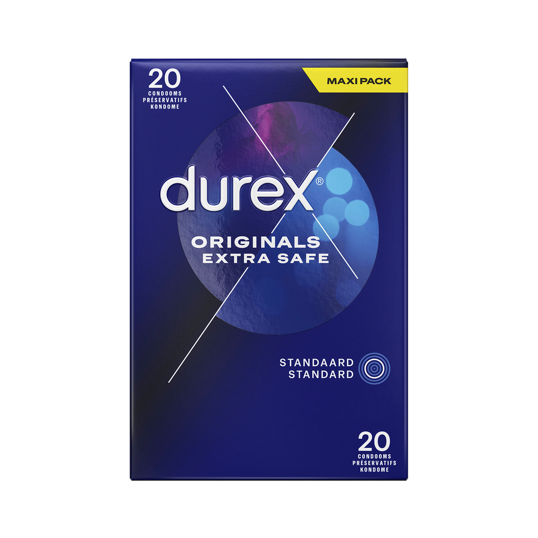 D-3118567-2 Extra veilige condooms – 20 stuks – Durex Originals - Afbeelding 1