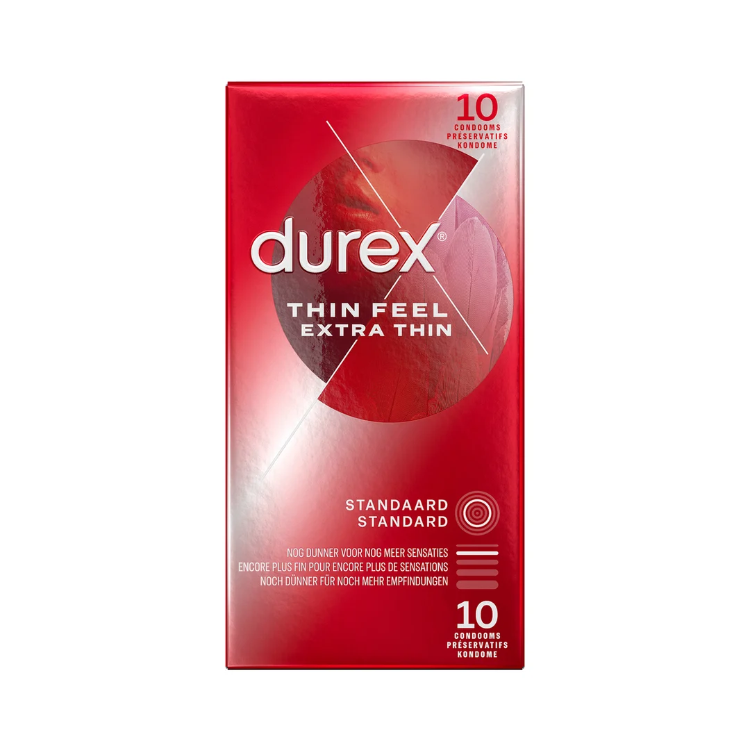 Durex Thin Feel Extra Thin condooms, 10 stuks - Afbeelding 1