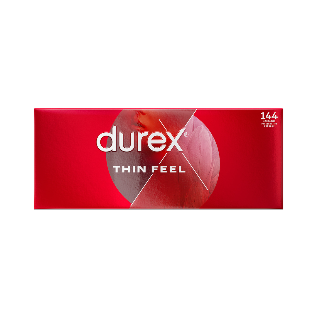 D-3168923-2 Ultradunne condooms – 144 stuks – Durex Thin Feel - Afbeelding 1