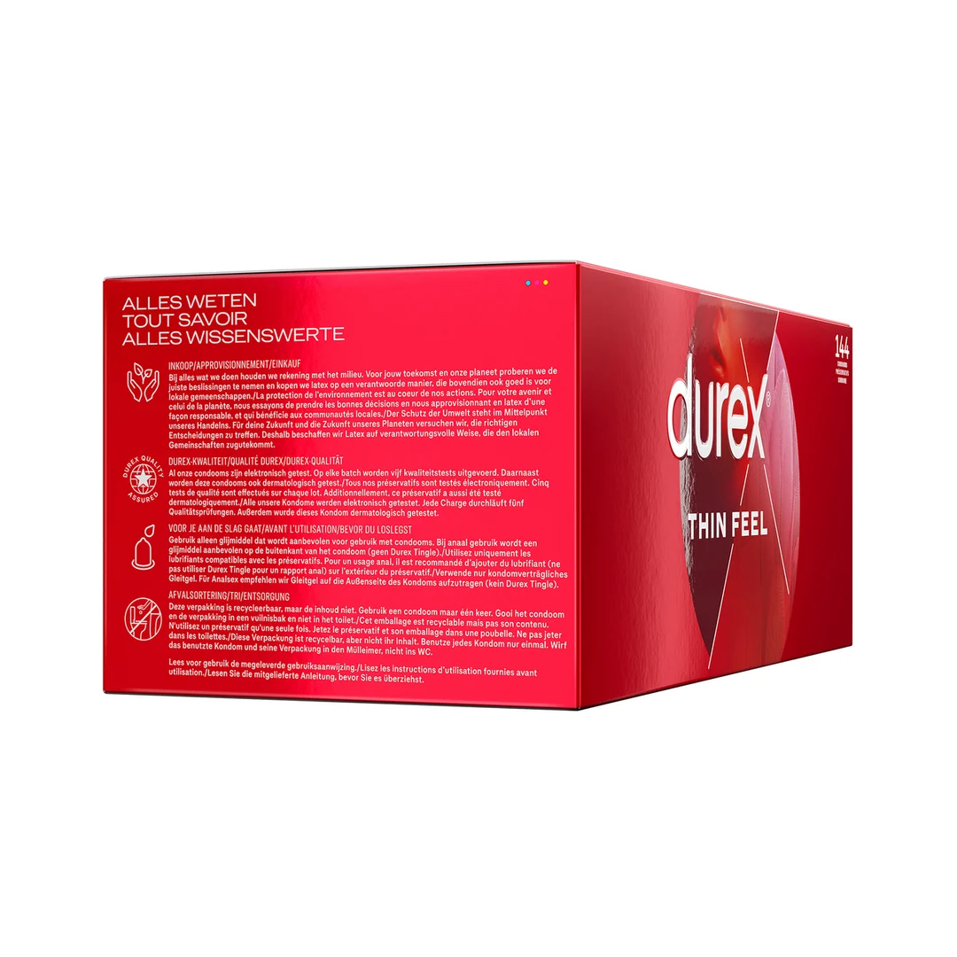 Préservatifs Durex Thin Feel, 144 pièces – Image 2