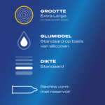 XXL condooms – 12 stuks – EXS - Afbeelding 5