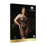 Kanten rhinestone party outfit met feestelijke glans voor curvy lingerie – LIN