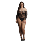Kanten bodysuit met rhinestones voor sexy curvy look – Le Desir - Afbeelding 10