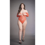 Kanten bodysuit met rhinestones voor sexy curvy look – Le Desir - Afbeelding 6