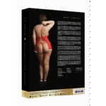 Sexy babydoll met dieprode kerstvibe voor curves en elegantie – Le Desir - Afbeelding 8