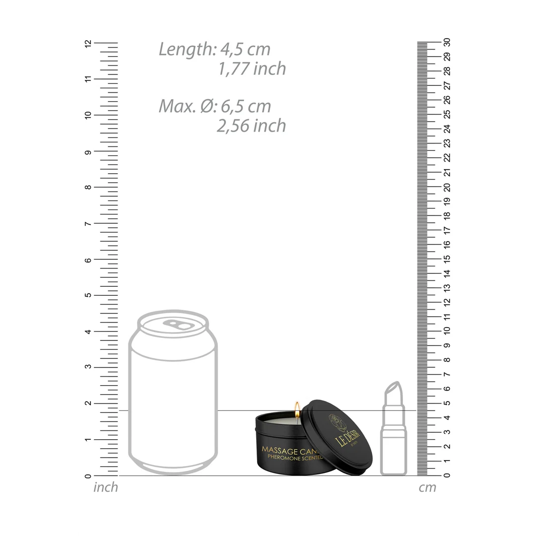 Massagekaars – Erotische massagekaars – Pheromone Geur (Vrouwelijk) – Le Désir by Shots - Afbeelding 4