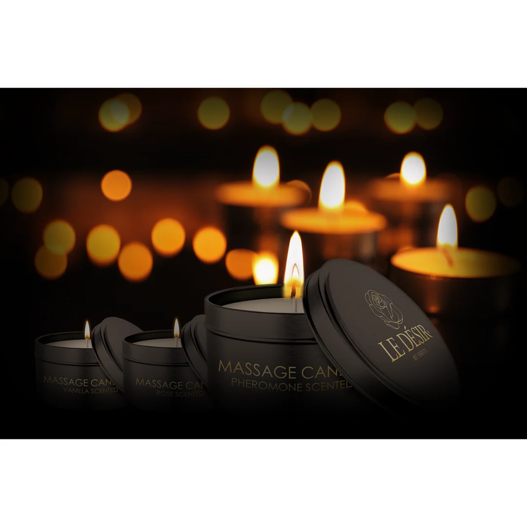 Massagekaars – Erotische massagekaars – Pheromone Geur (Vrouwelijk) – Le Désir by Shots - Afbeelding 3