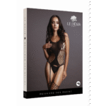 Fishnet bodystocking met suspender-stijl en brede netlook voor curvy – LIN - Afbeelding 7