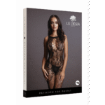 Bodystocking met hoge kanten hals en open kruis voor curvy – LIN - Afbeelding 7
