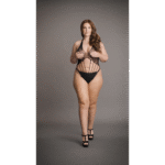Kanten curvy body met strappy halter voor sexy plus size look – LIN - Afbeelding 6