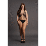 Kanten curvy body met strappy halter voor sexy plus size look – LIN - Afbeelding 4