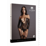 Plus size kanten bodystocking met gekruiste hals voor curvy silhouet – LIN - Afbeelding 7