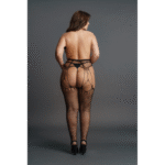 Open kruis panty met shredded fishnet en jarretel-look voor gewaagde looks – LIN - Afbeelding 17