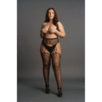 Jarretel panty met luipaardprint voor sexy curvy looks – LIN - Afbeelding 4