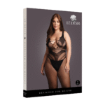Fishnet bodystocking met accentlijnen voor curvy silhouet – OSX