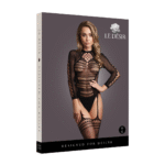 Bodystocking met lange mouwen en korte col voor curvy silhouet – OSX - Afbeelding 7