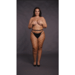 Panty met brede visnetstructuur voor een verleidelijke curvy look – OSX - Afbeelding 6