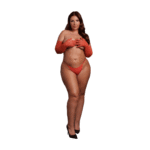 Sexy plus size opera handschoenen met gouden glitter voor glam-look – SexyPlus - Afbeelding 8