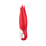 Satisfyer Clitoris vibrator met zachte bloemblaadjes – Rood - Afbeelding 2