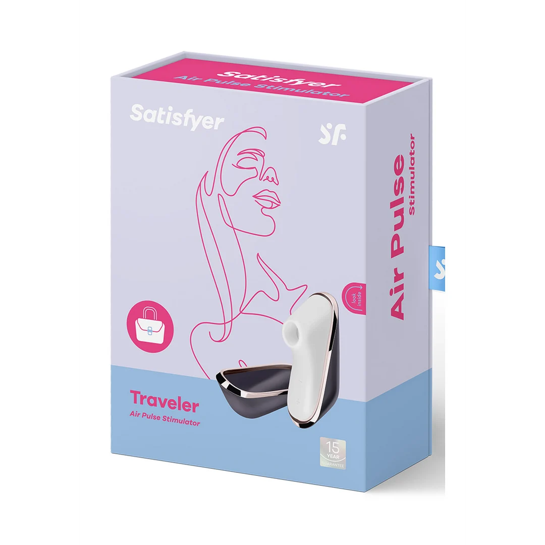 EE73-872-1017-2 Satisfyer Clitoris vibrator met Air-Pulse-technologie – Traveler - Afbeelding 1