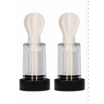BDSM nipple toy met verstelbare zuigkracht – E-Stimulation Bi-Polar Tepelzuigers - Afbeelding 4