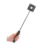 BDSM crop met stevige grip – E-Stimulatie Crop - Zwart - Afbeelding 6