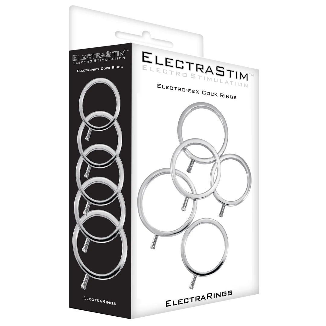 Set van massieve metalen cockringen - Afbeelding 1