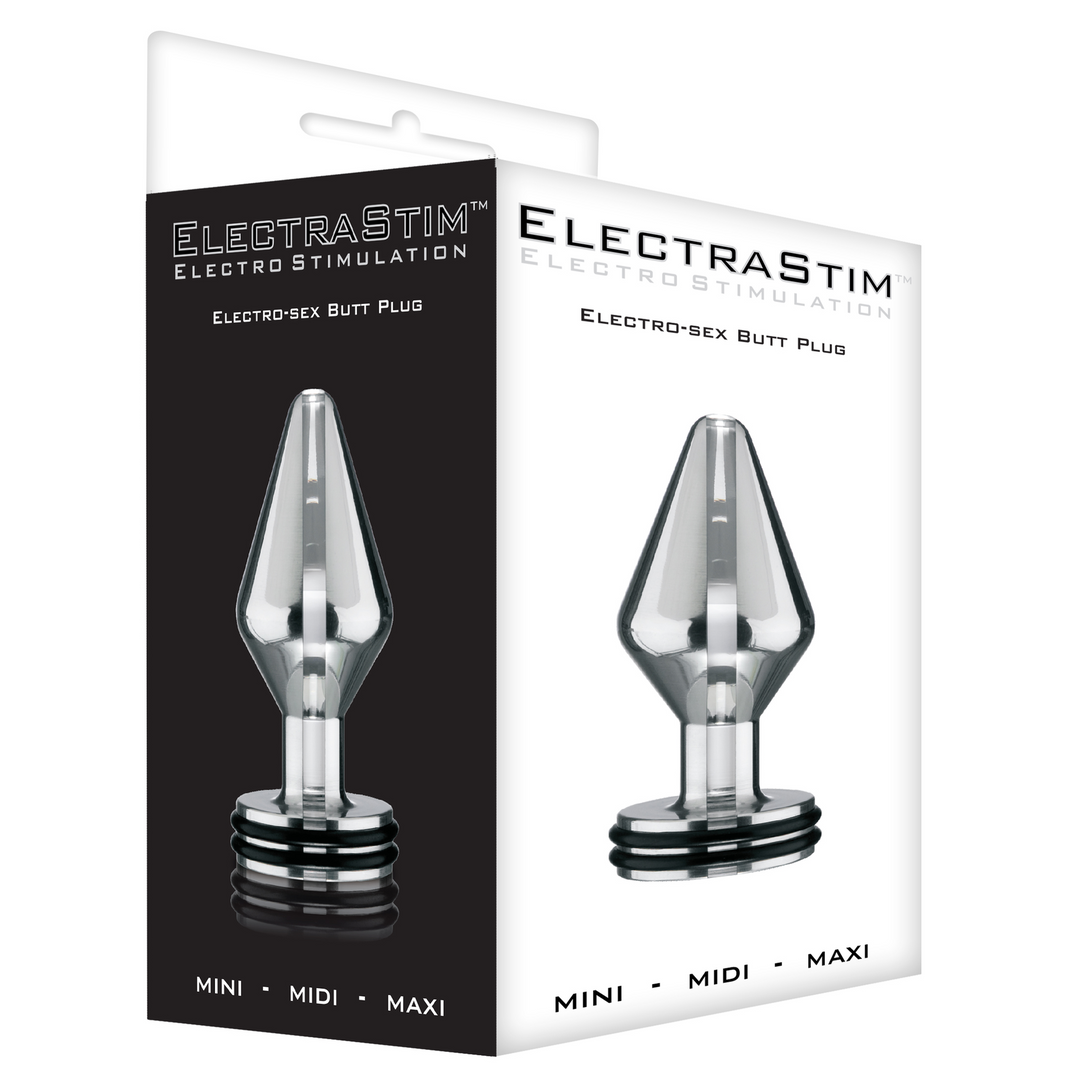 EM2196-2 Buttplug met klassiek ontwerp – Midi Elektro Buttplug - Afbeelding 1