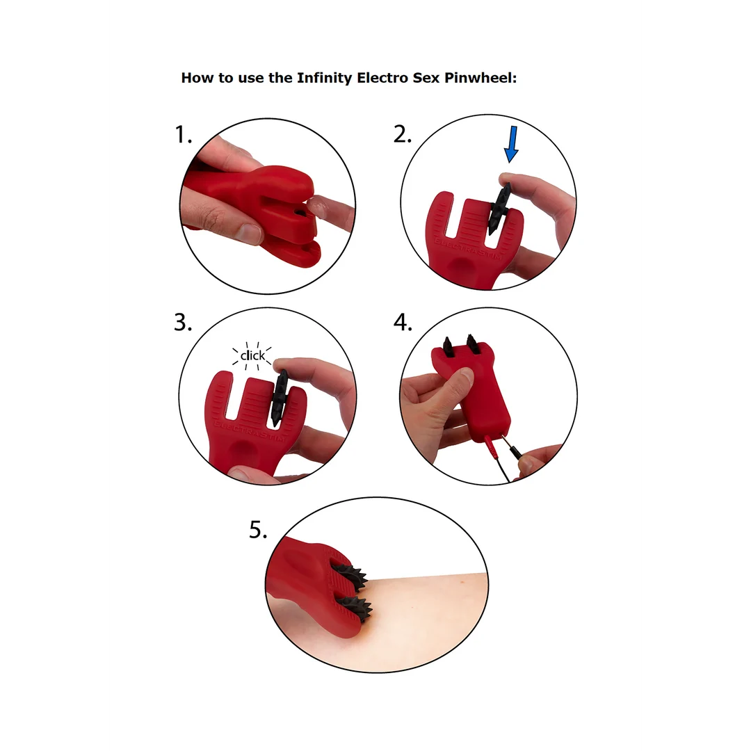 BDSM pinwheel met gecontroleerde prikkels – Siliconen Fusion Pinwheel - Afbeelding 4