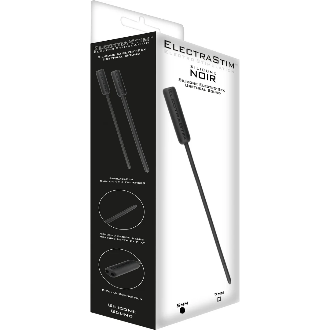 ElectraStim Silicone Noir sonde urétrale 5 mm noire – Image 1