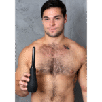 Anale douche – Ergoflo Extra (zwart) met luchtventiel, 5” en 3” ABS tips – Perfect Fit Brand – 9 oz - Afbeelding 2