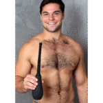 Anale douche – Ergofló Director met 9 oz bulb, luchtklep en silicone flex-tip, zwart – geur: Mannelijk, smaak: Siliconen – Perfect Fit Brand - Afbeelding 2