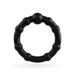 Cockring set met stimulerende bobbels – Zwart - Afbeelding 4