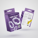 Cockring set met stimulerende bobbels – Zwart - Afbeelding 7