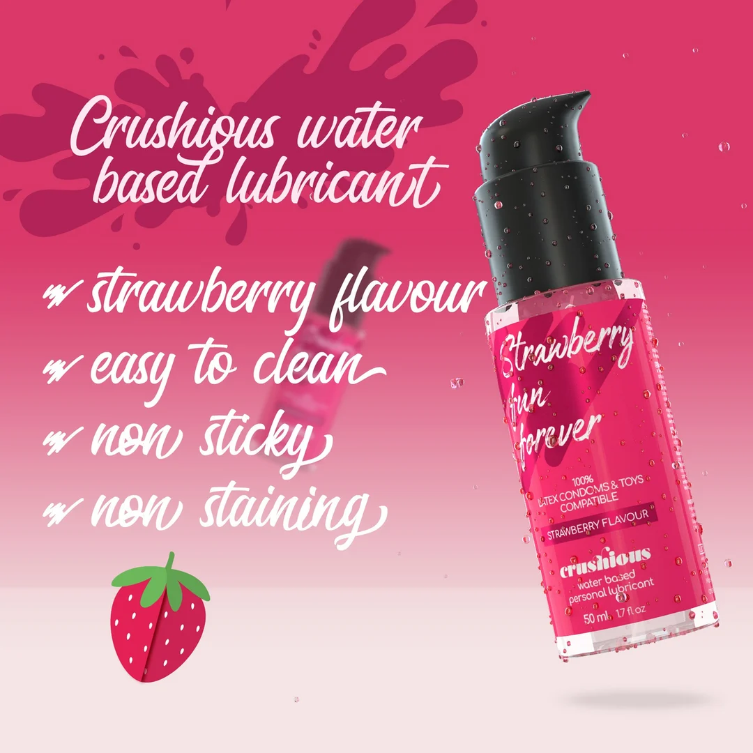 Crushious Gleitgel mit Erdbeergeschmack – Bild 2
